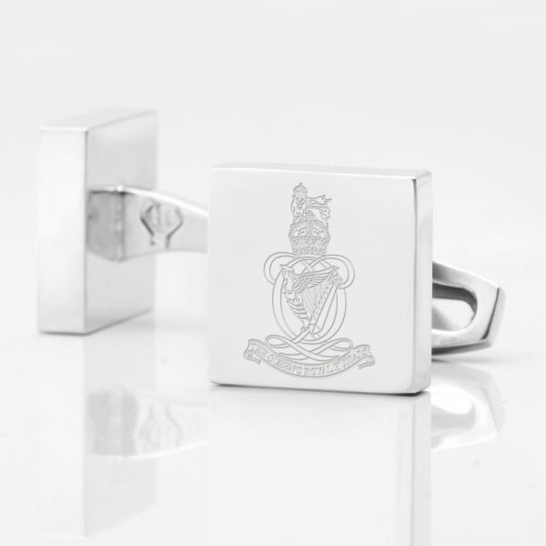 Queens Royal Hussars Engraved Cufflinks