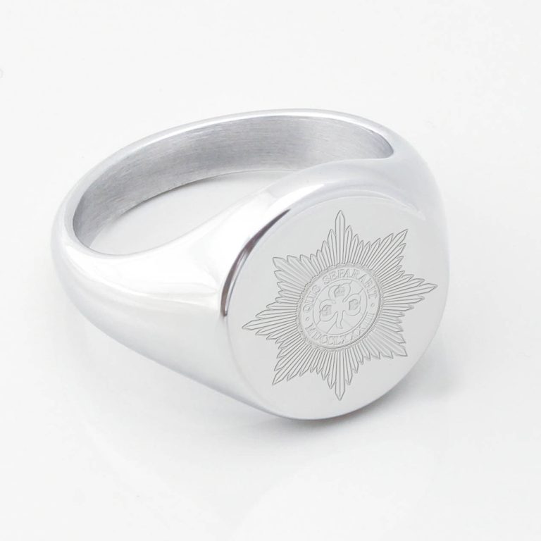 Royal-Irish-Guards-Engraved-Silver-Signet-Ring