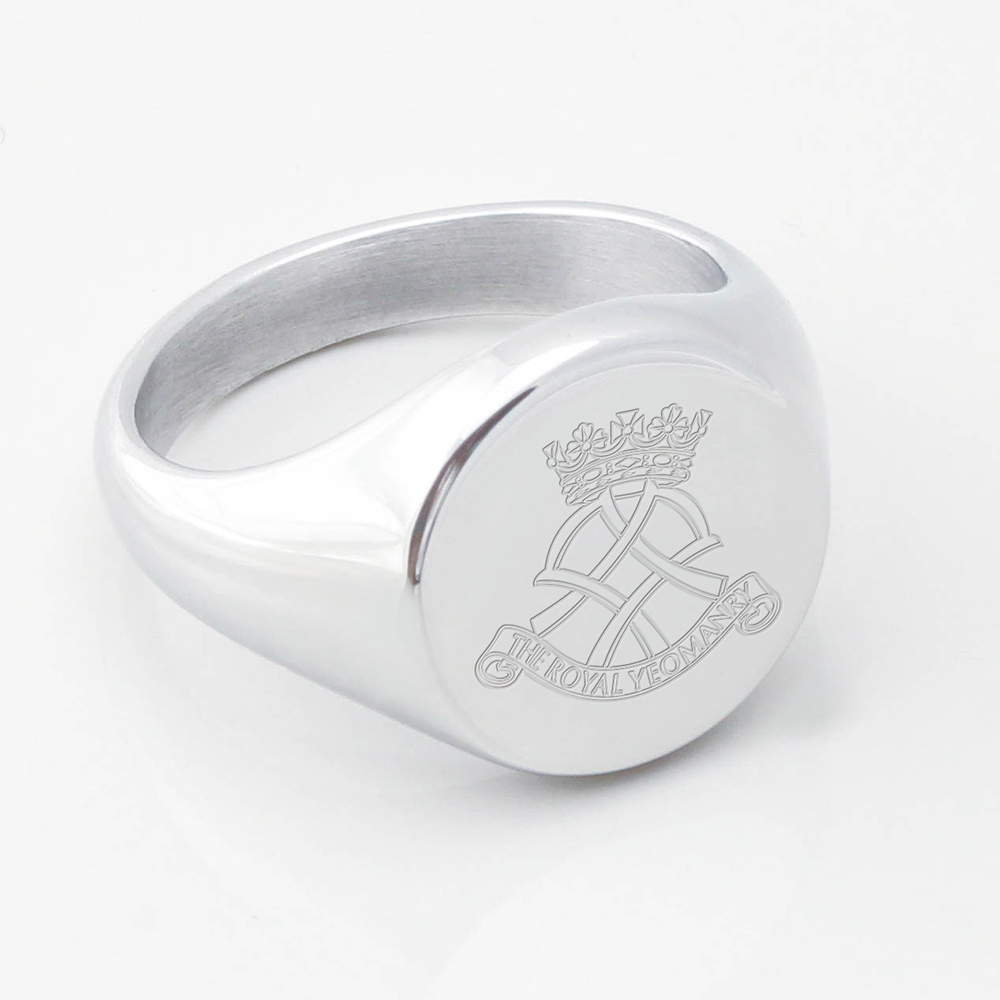 Royal-Yeomanary-Engraved-Silver-Signet-Ring