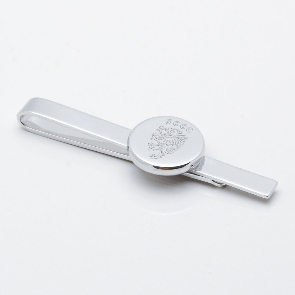 Somerset-County-Cricket-Club-Engraved-Silver-Circle-Tie-Slide