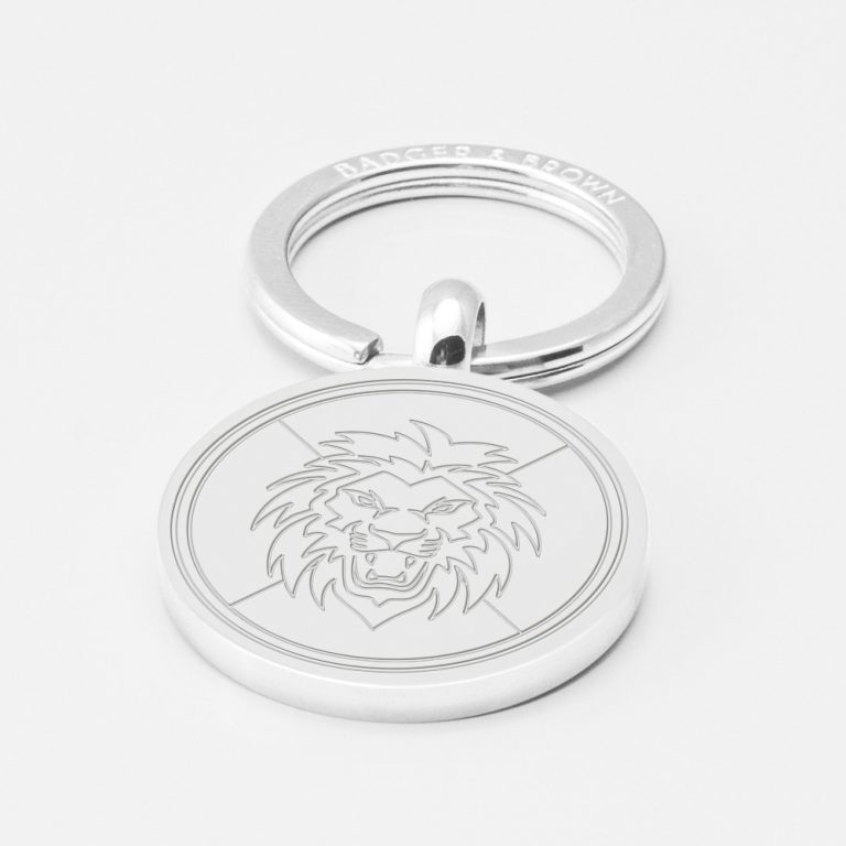 British-And-Irish-Lions-Engraved-Silver-Keyring