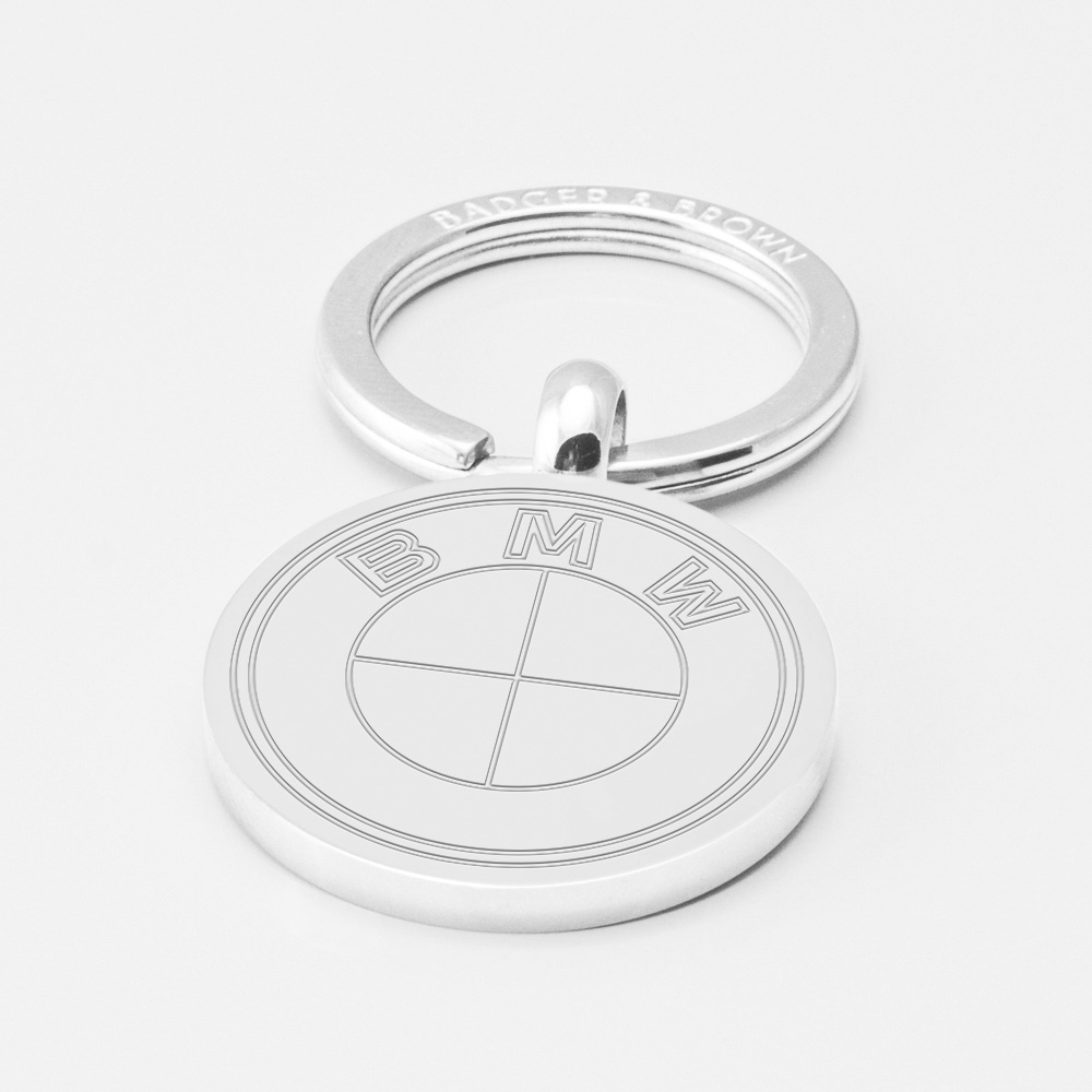 BMW-Engraved-Silver-Keyring
