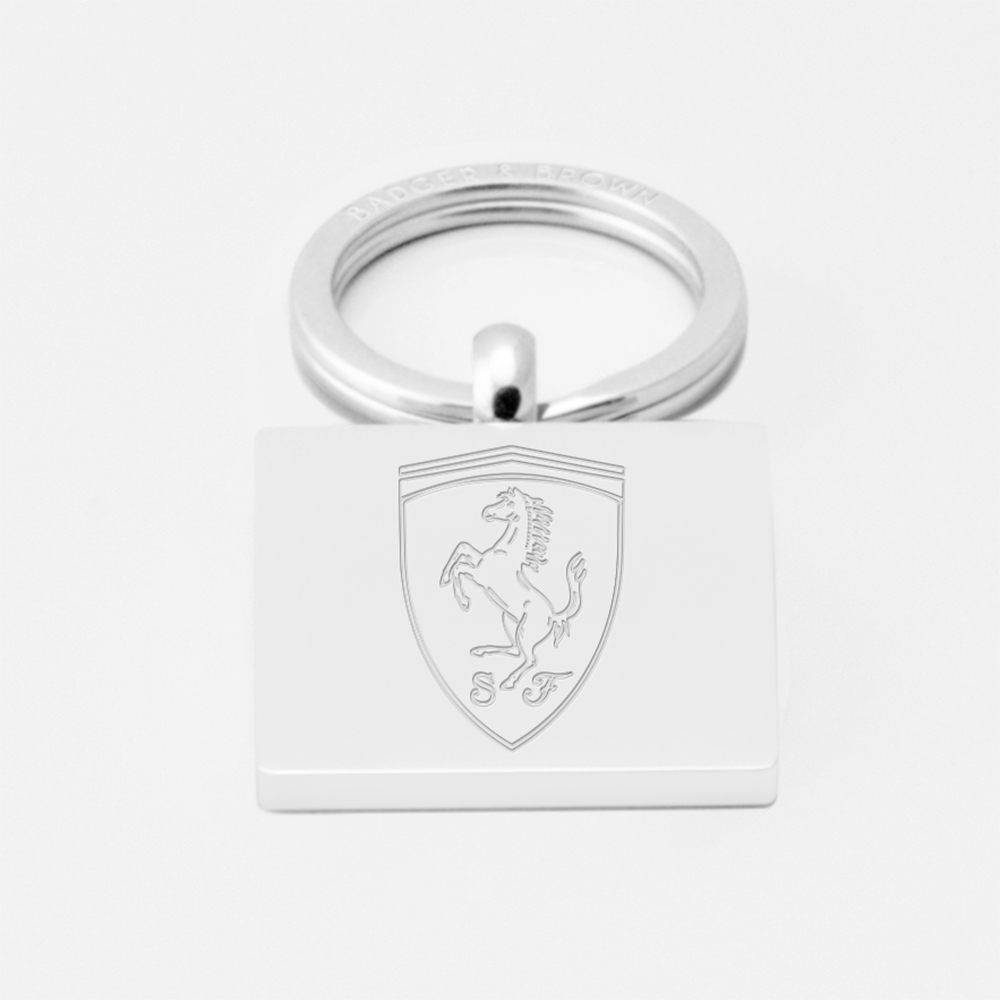 Ferrari-Engraved-Silver-Keyring