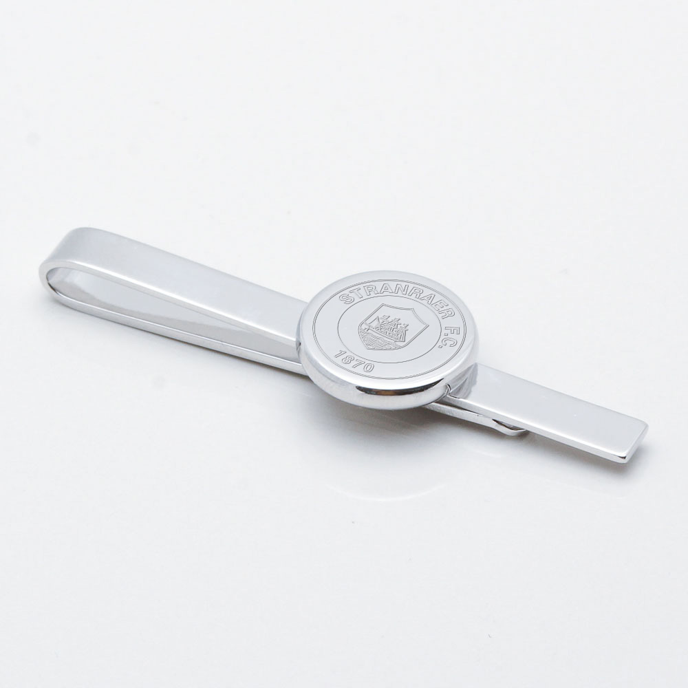Stranraer-FC-Engraved-Silver-Tie-Slide