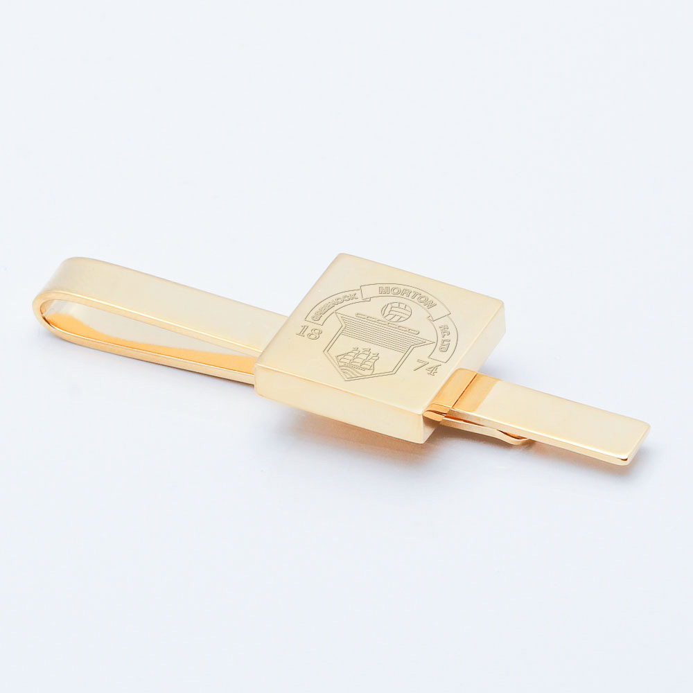 Greenock-Morton-Football-Gold-Tie-Slide