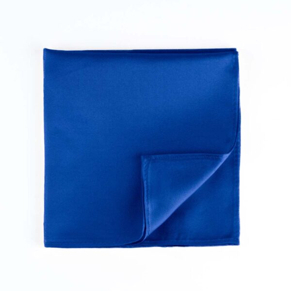 Navy Silk Pocket Square
