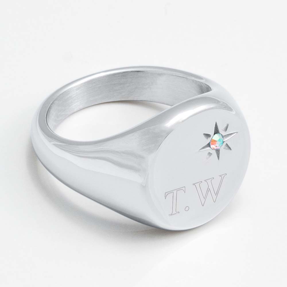 alexandrite-engraved-stainless-steel-ring