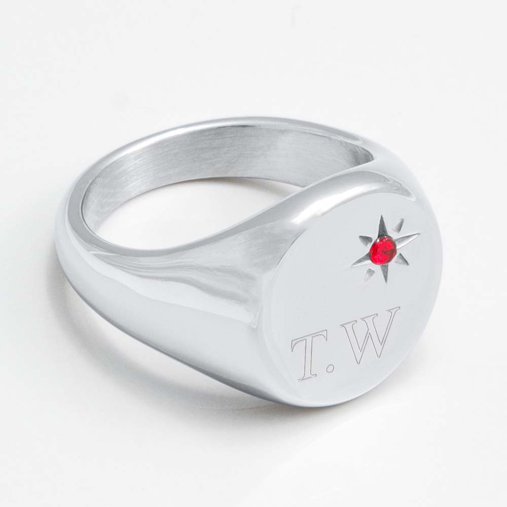 ruby-engraved-stainless-steel-ring