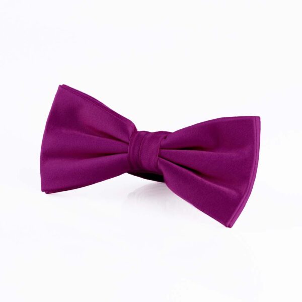 Purple Silk Bow Tie