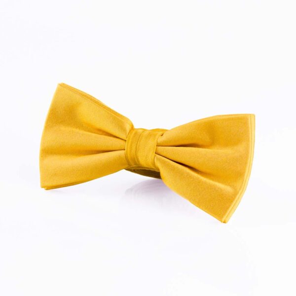Naples Yellow Silk Bow Tie