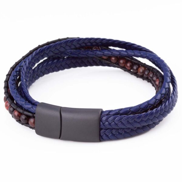 Navy Beaded Bracelet