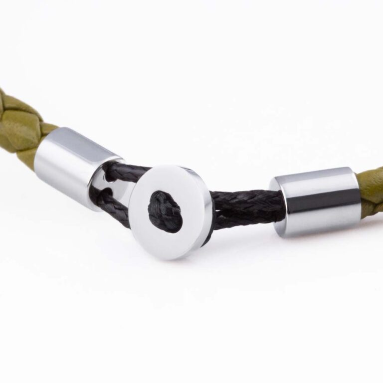 olive-super-slim-loop-leather-bracelet