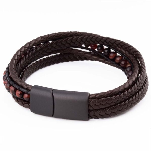 Walnut Beaded Bracelet