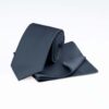 charcoal-ribbed-tie-pocket-square-set