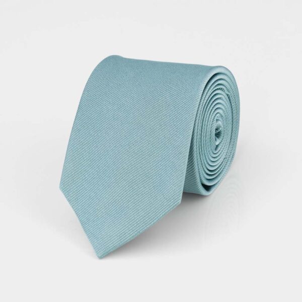 Angel Blue Ribbed Silk Tie