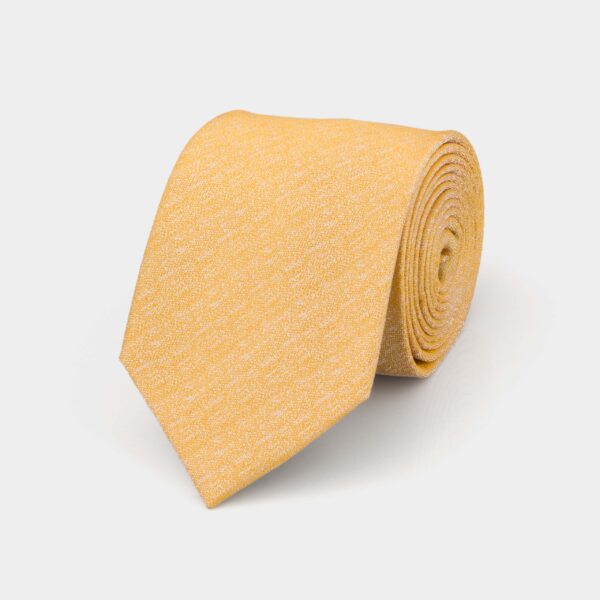 Daisy Daze Yellow Crepe Silk Tie