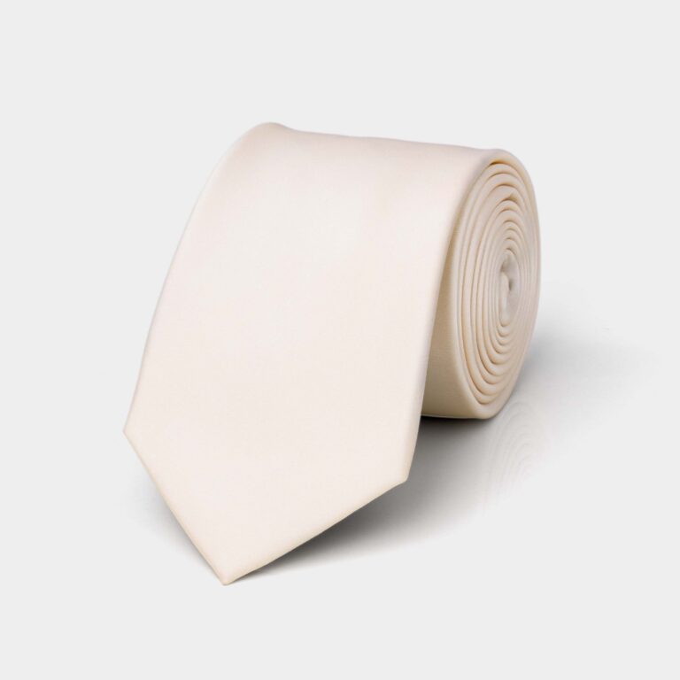 Ivory Silk Tie