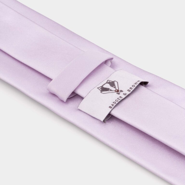 Lavender Silk Tie