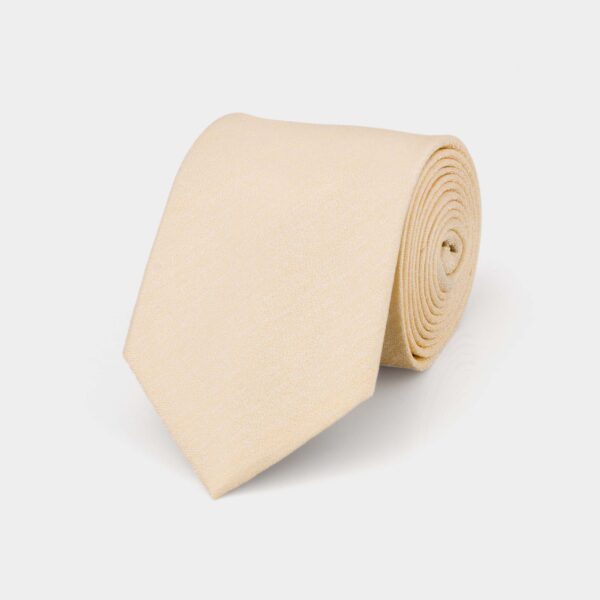 Lemon Icing Yellow Crepe Silk Tie