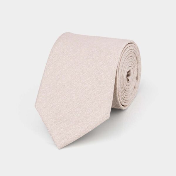Mother of Pearl Pink Crepe Silk Tie