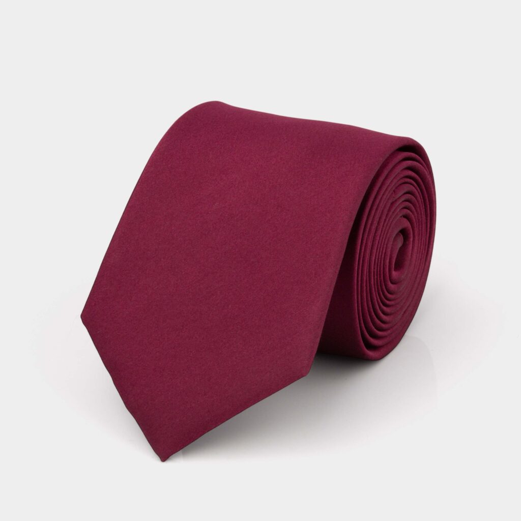 Plum Silk Tie