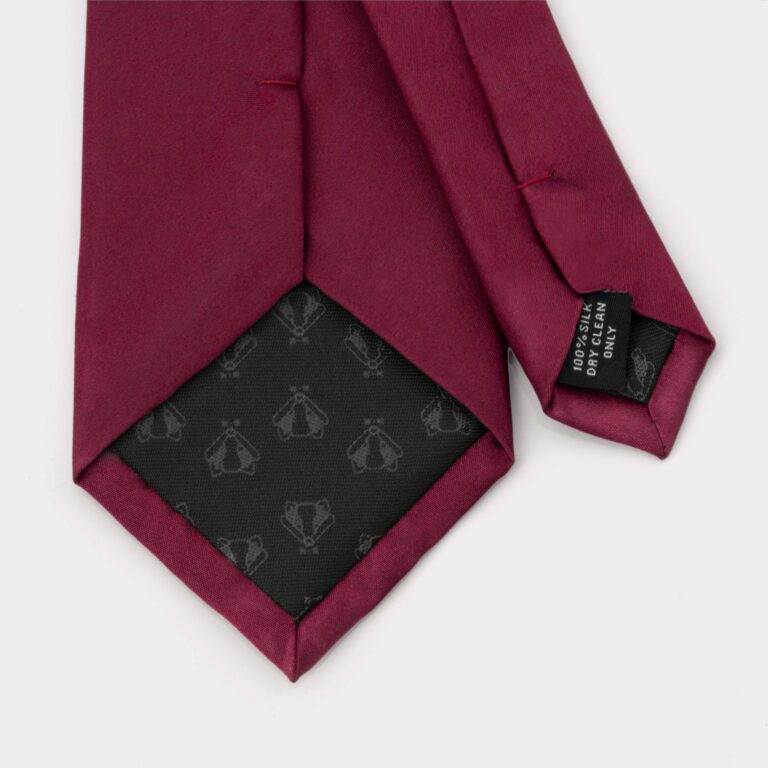 Plum Silk Tie