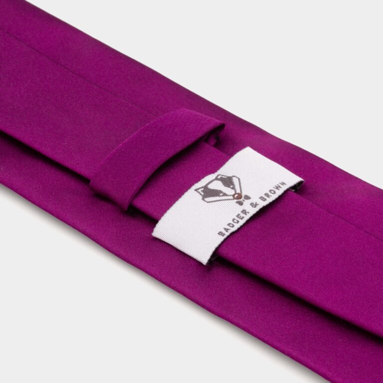 Purple Silk Tie