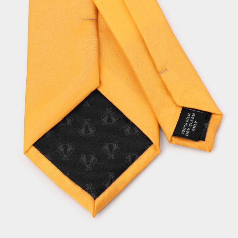 Saffron Silk Tie