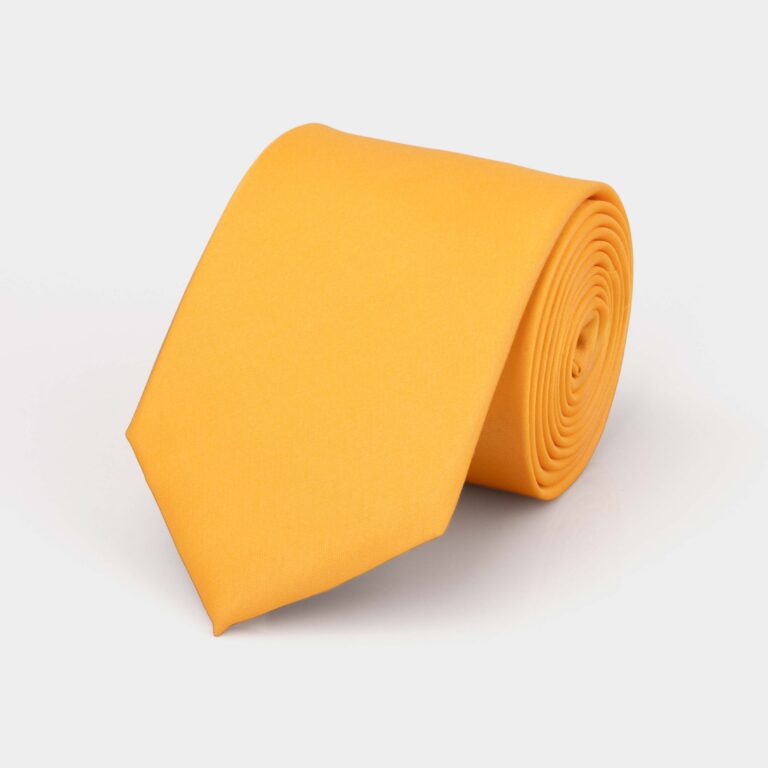Saffron Silk Tie