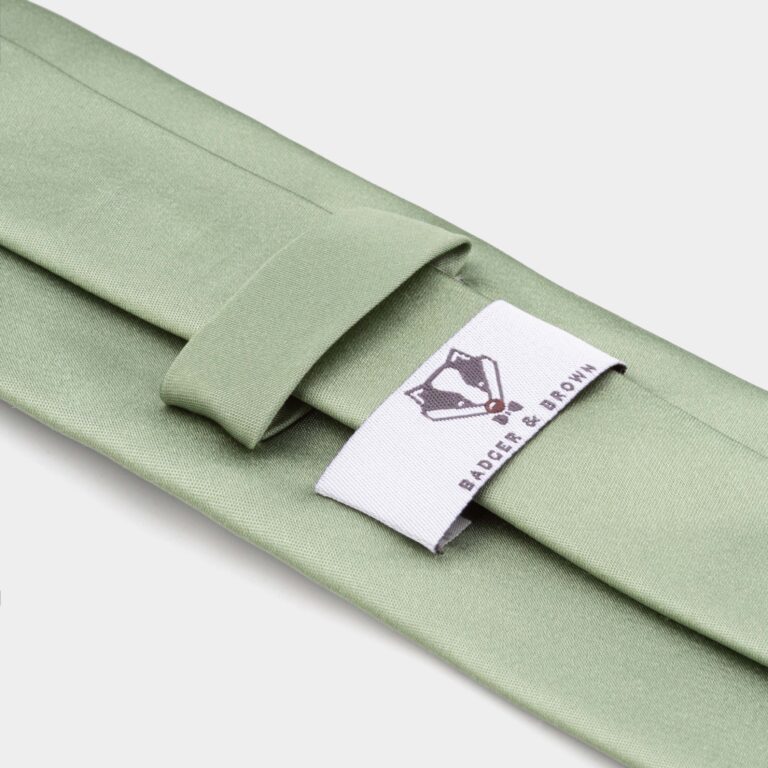 Sage Silk Tie