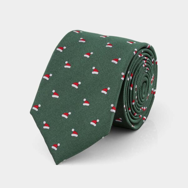 Santa Hat Silk Tie