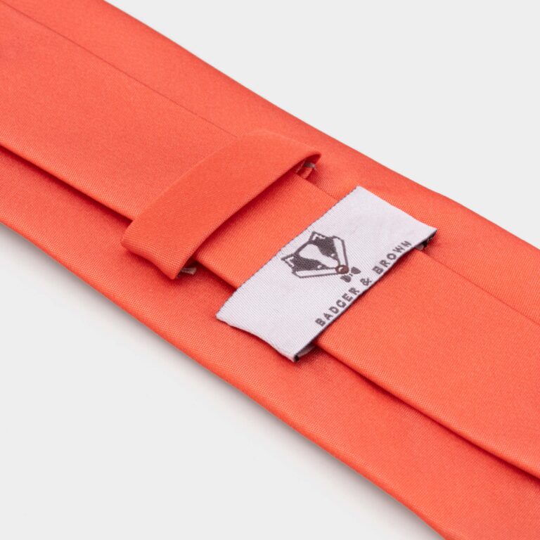 Terracotta Silk Tie