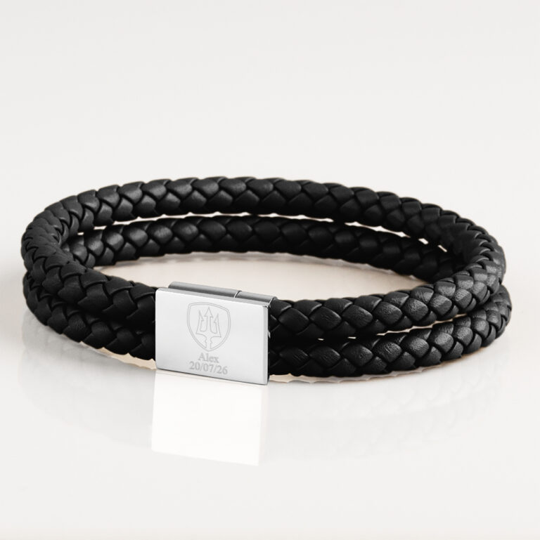Football-crest-Name-Date-Engraved-Bracelet