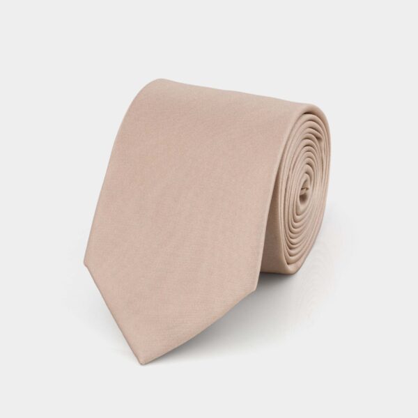 Mother of Pearl Pink Plain Silk Tie